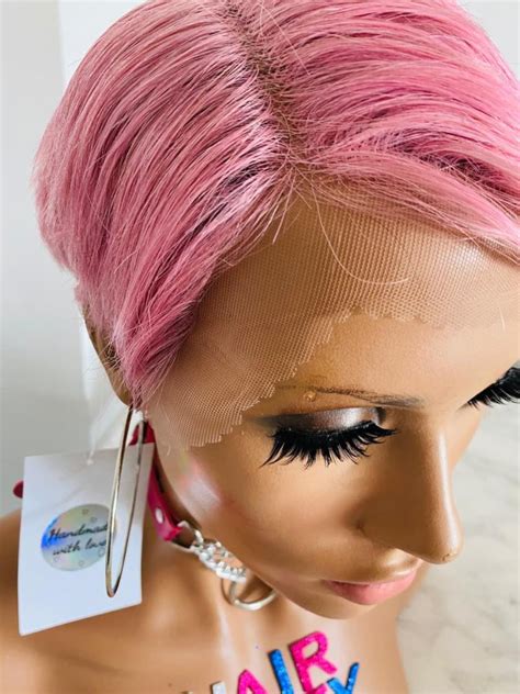 99 (17. . Pixie cut pink wig
